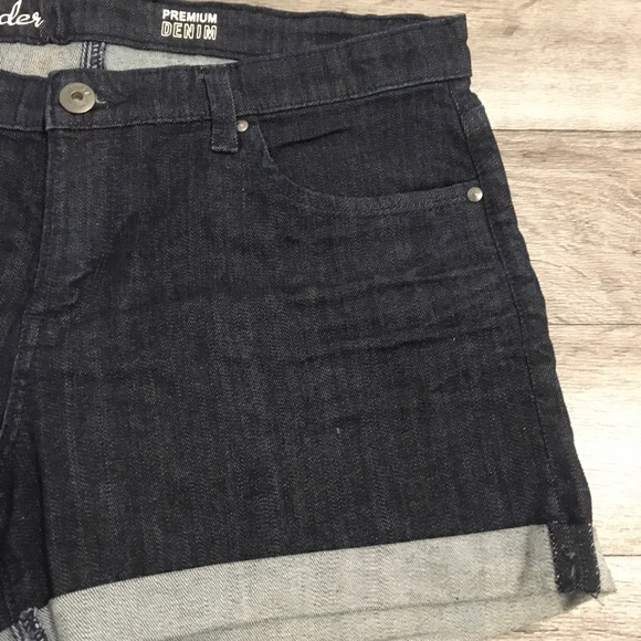 Smart Set Dark Denim Short - Picture 1 of 3